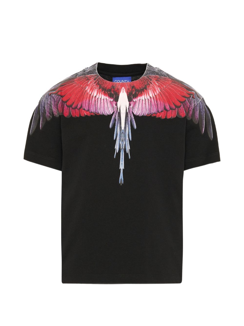 T-shirt nero per bambino F6CMJBTH028 110 Marcelo Burlon Kids 