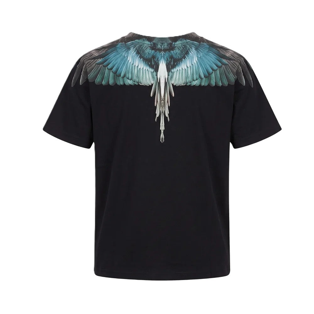 T-shirt nero per bambino F6CMJBTH034 110 Marcelo Burlon Kids 