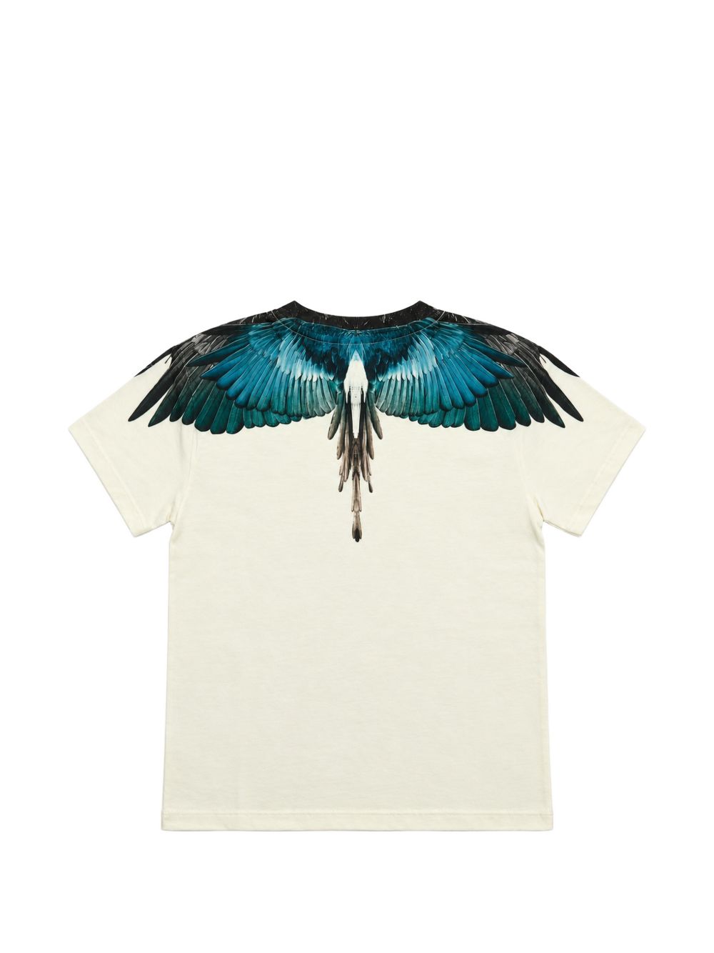 T-shirt bianco sporco per bambino F6CMJBTH034 412 Marcelo Burlon Kids 