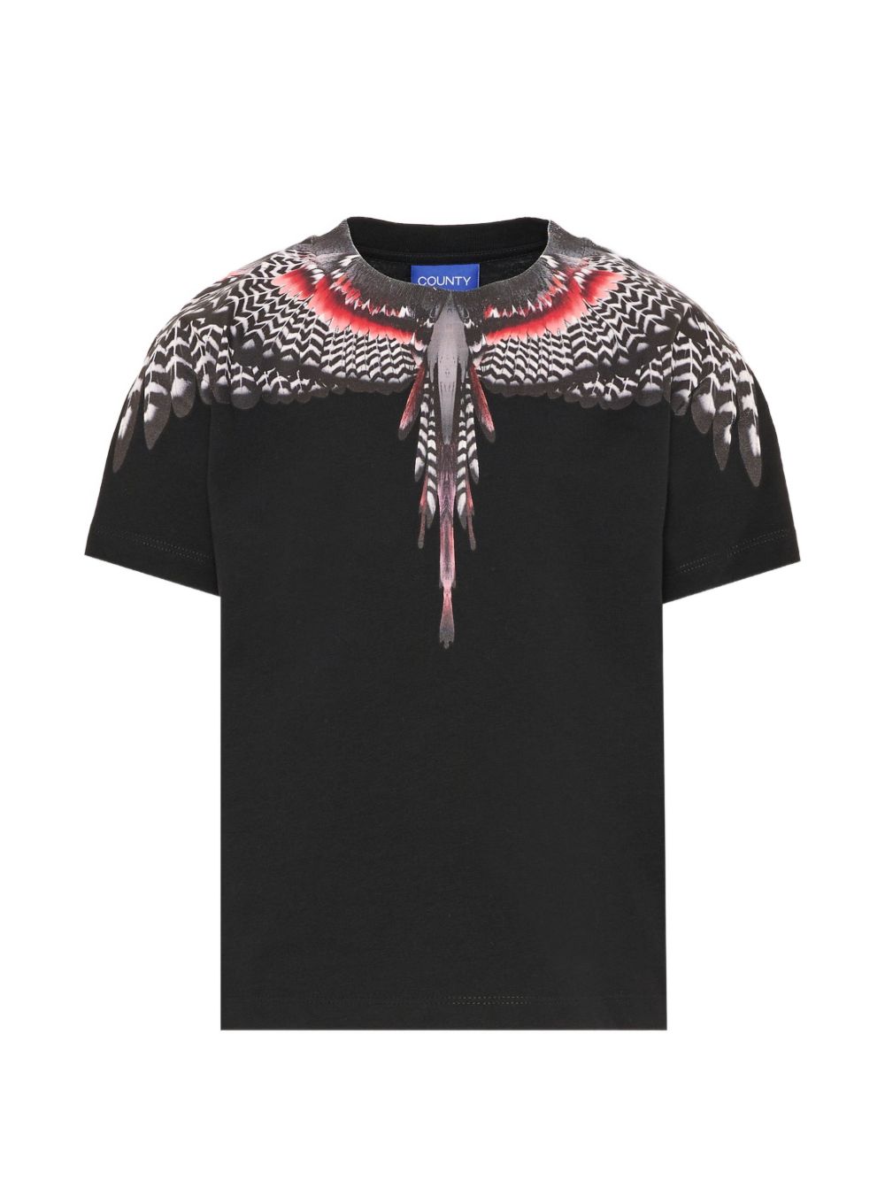 T-shirt nero per bambino F6CMJBTH043 110 Marcelo Burlon Kids 