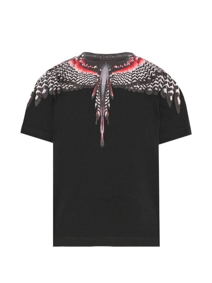 T-shirt nero per bambino F6CMJBTH043 110 Marcelo Burlon Kids 