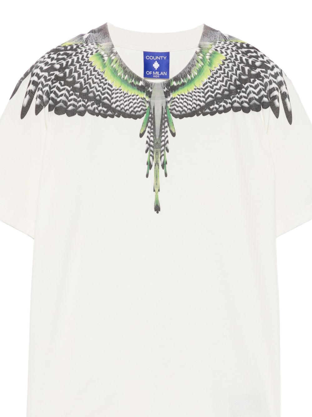 T-shirt bianca per bambino F6CMJBTH043 412 Marcelo Burlon Kids 