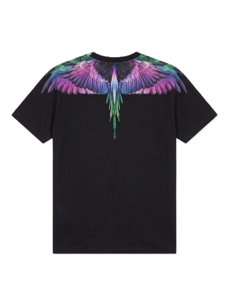 T-shirt nero per bambino F6CMJGTH062 110 Marcelo Burlon Kids 