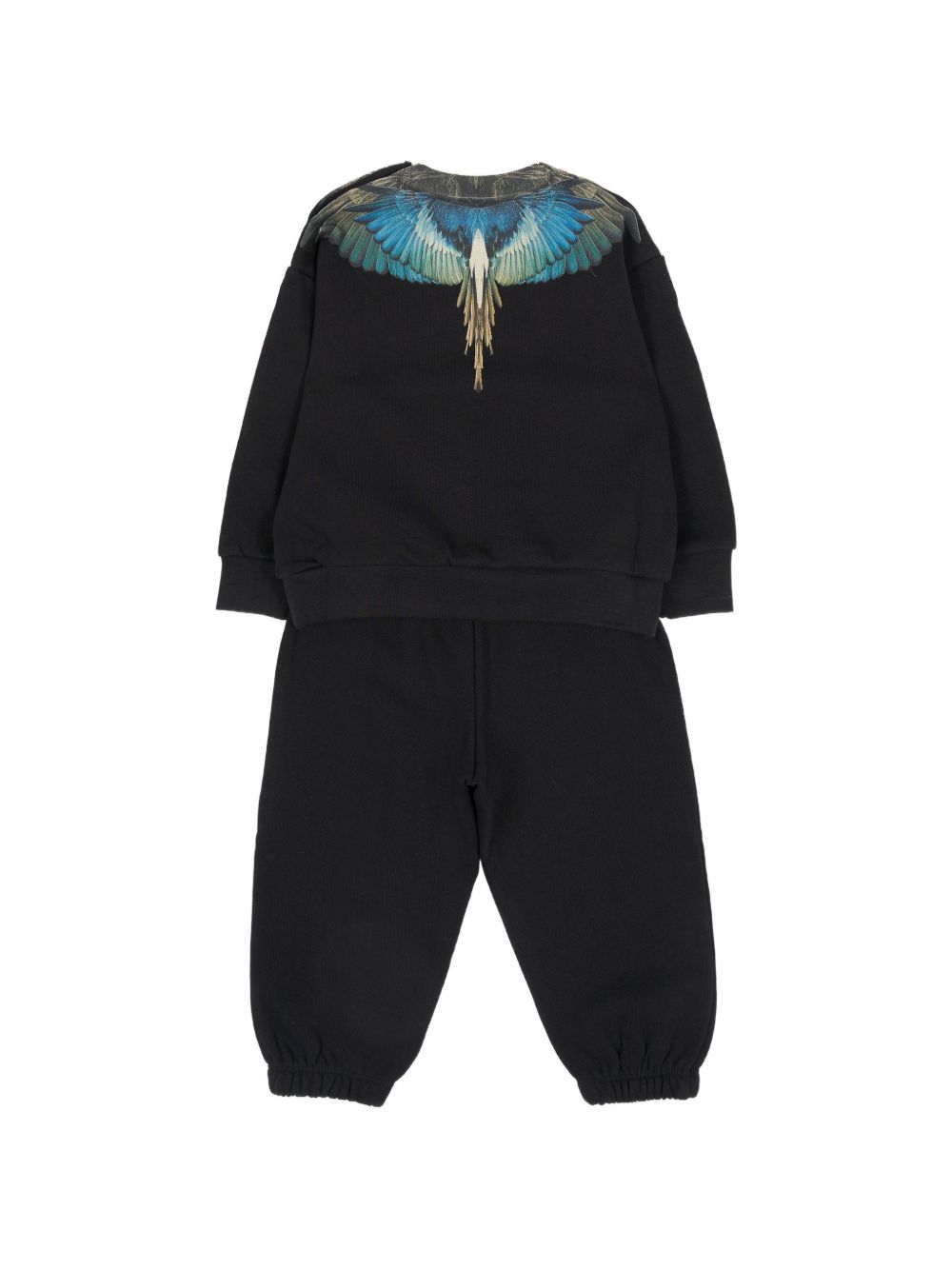 Completo sportivo per neonato nero F6CMNBTP115 110 Marcelo Burlon Kids 