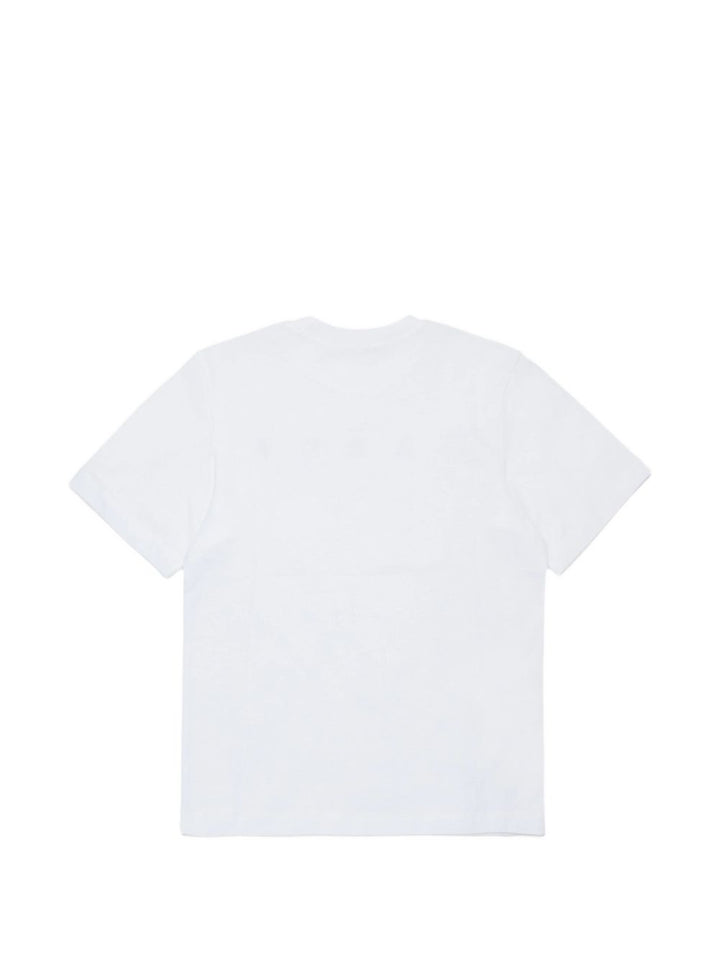 T-shirt bianca per bambino M01601M00RF 0M100 Marni Kids 