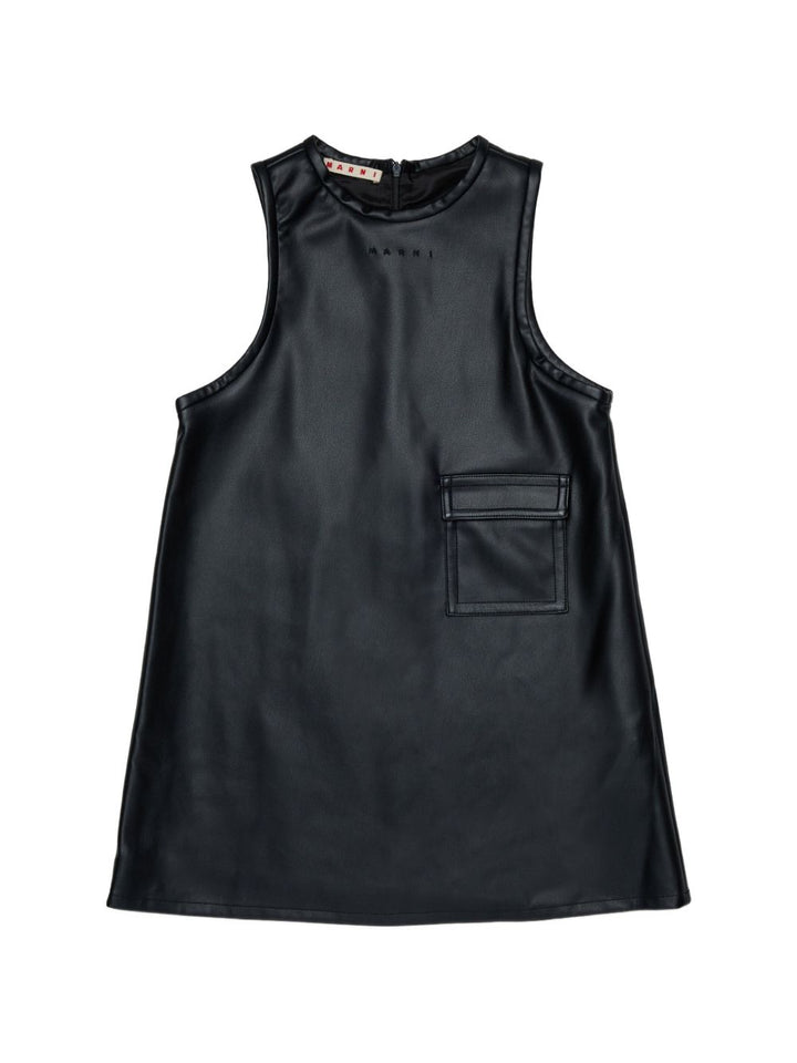 Abito nero per bambina M01849M00W2 0M900 Marni Kids 