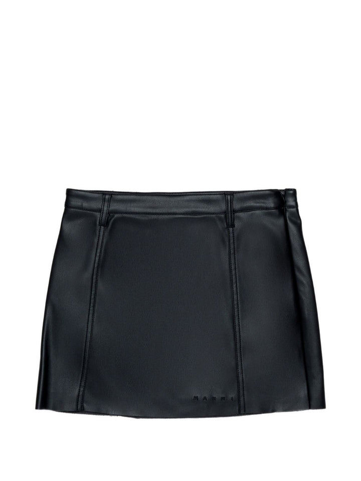 Gonna nera per bambina M01860M00W2 0M900 Marni Kids 