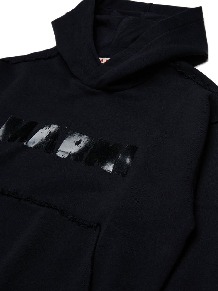 Felpa nera per bambino M01886M00YA 0M900 Marni Kids 