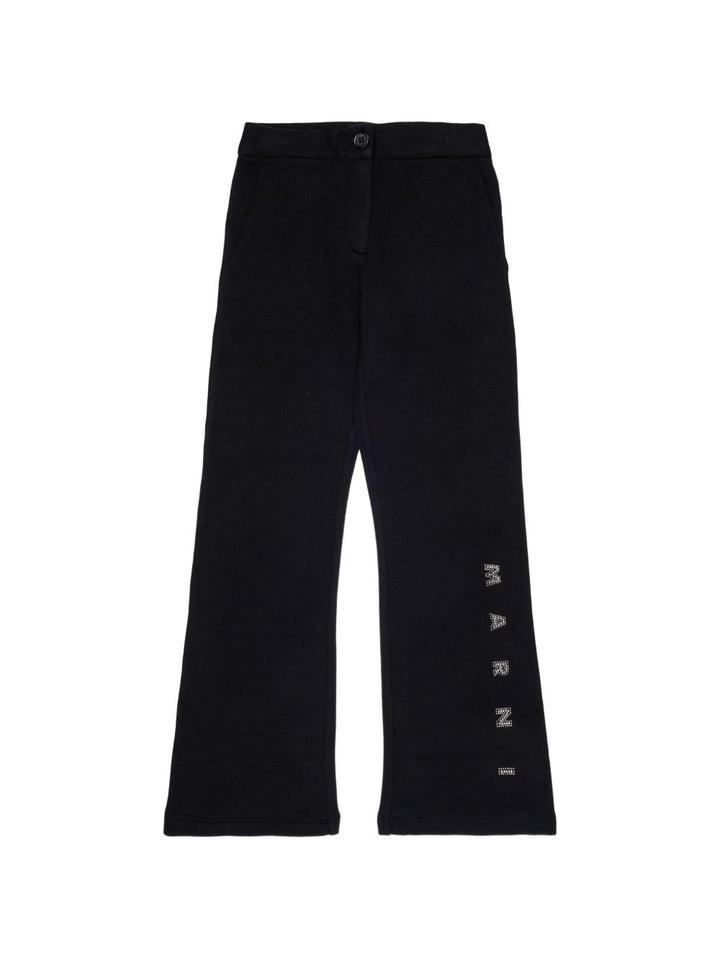 Pantalone nero per bambina M01911M00SH 0M900 Marni Kids 