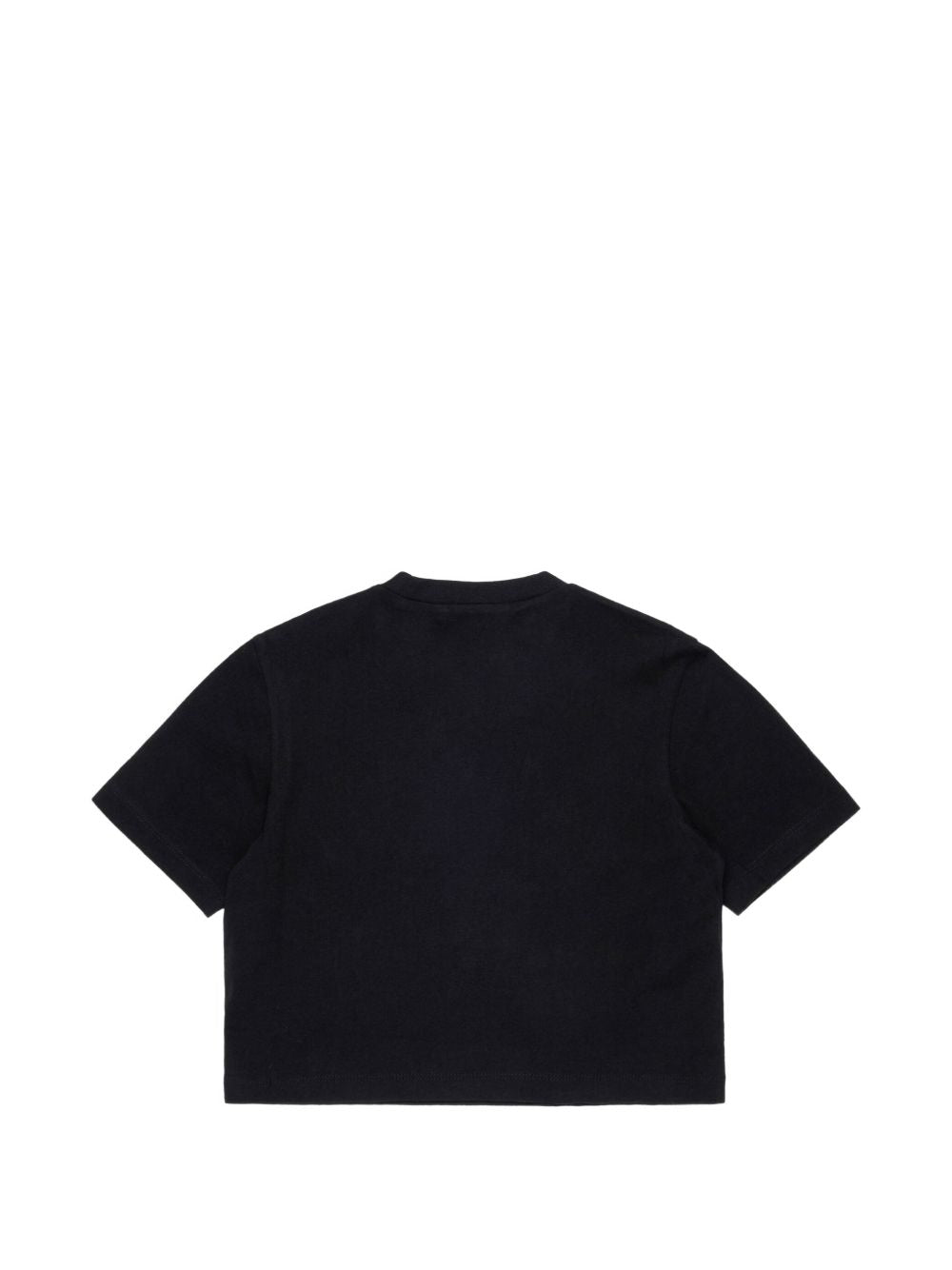 T-shirt nera per bambina M01968M00SG 0M900 Marni Kids 