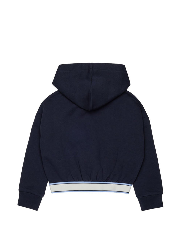 Felpa blu scuro per bambina M01969M00XC 0M862 Marni Kids 