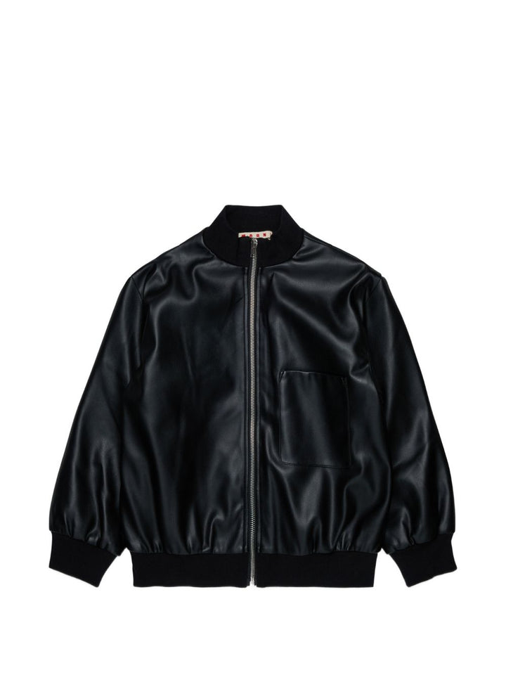 Giacca nera per bambino M01977M00W2 0M900 Marni Kids 