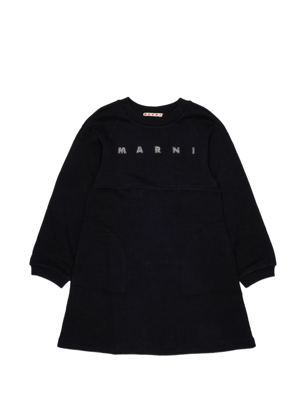 Abito nero per bambina M02012M00SH 0M900 Marni Kids 