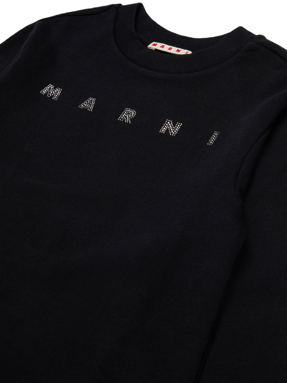 Felpa nera per bambina M02016M00SH 0M900 Marni Kids 