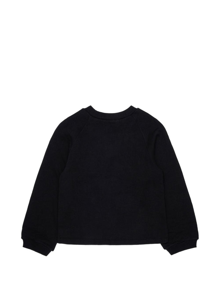 Felpa nera per bambina M02016M00SH 0M900 Marni Kids 