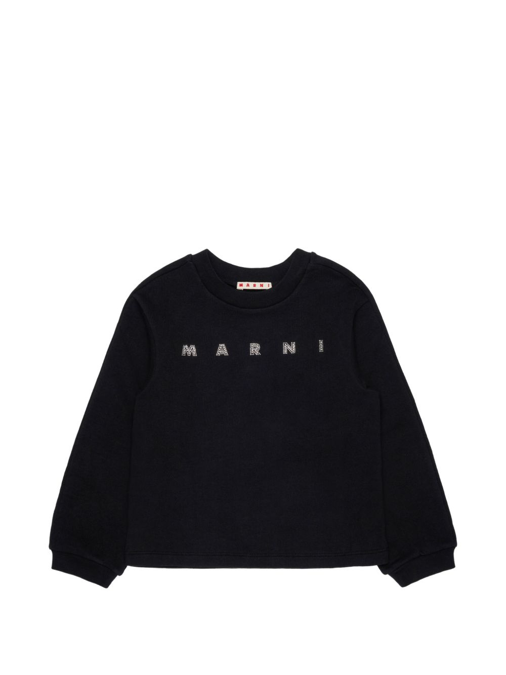 Felpa nera per bambina M02016M00SH 0M900 Marni Kids 