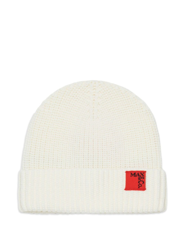 Cappello bianco per bambina MX0242MX048 MX102 Max&co Kids 