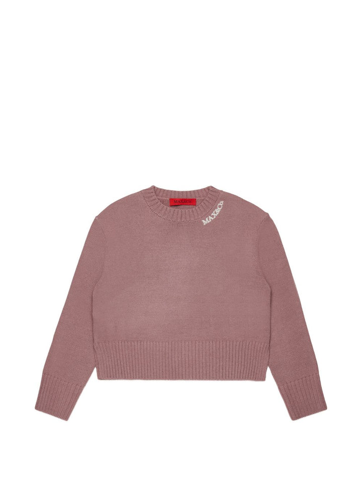 Maglione marrone per bambina MX0251MX043 MX603 Max&co Kids 