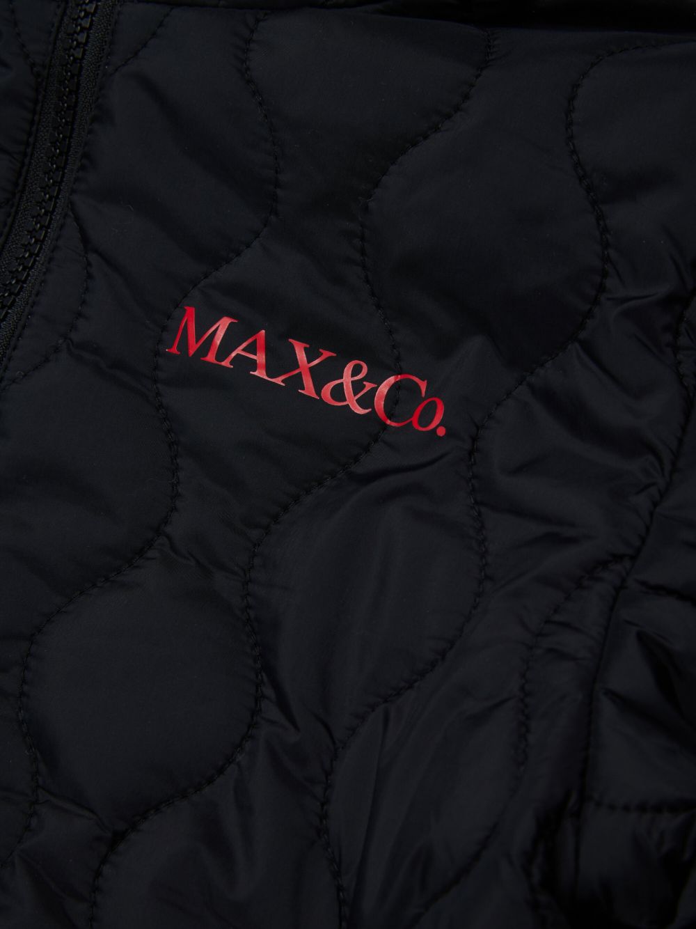Giubbotto nero per bambina MX0365MX02B MX900 Max&co Kids 