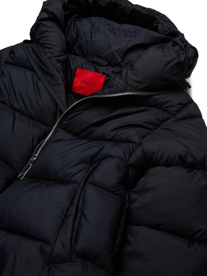 Giubbotto nero per bambina MX0366MX02A MX900 Max&co Kids 