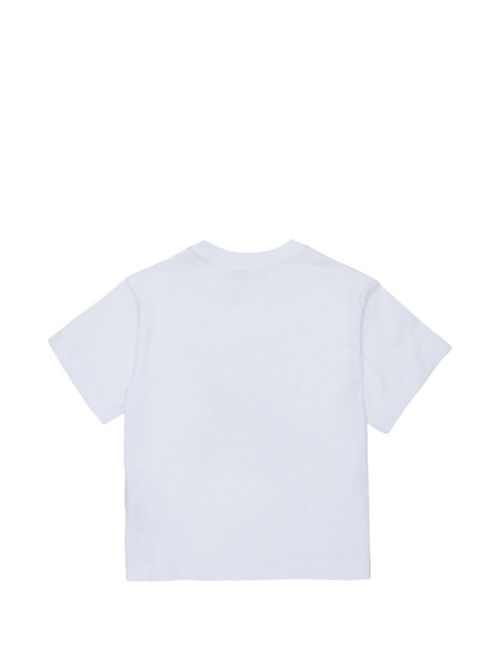 T-shirt bianco per bambina MX0390MX02I MX100 Max&co Kids 