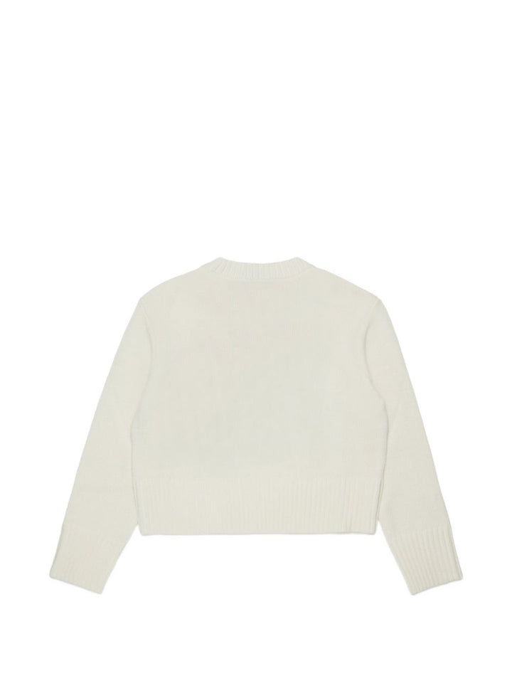 Maglione crema per bambina MX0404MX043 MX102 Max&co Kids 