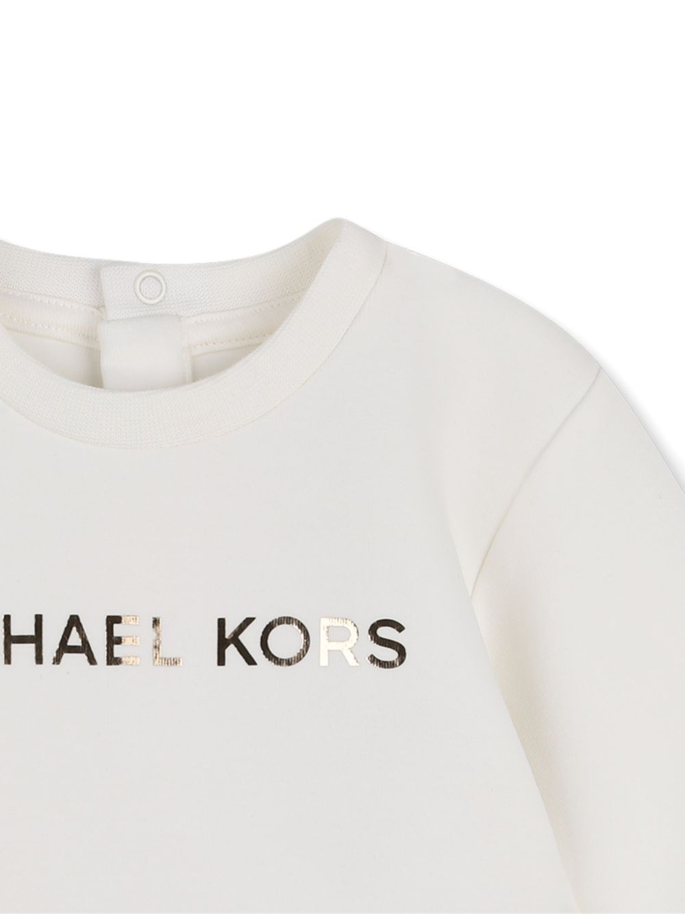 Abito bianco sporco per neonata R30658 117 Michael Kors Kids 