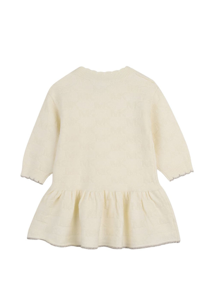 Abito crema per neonata R30659 190 Michael Kors Kids 