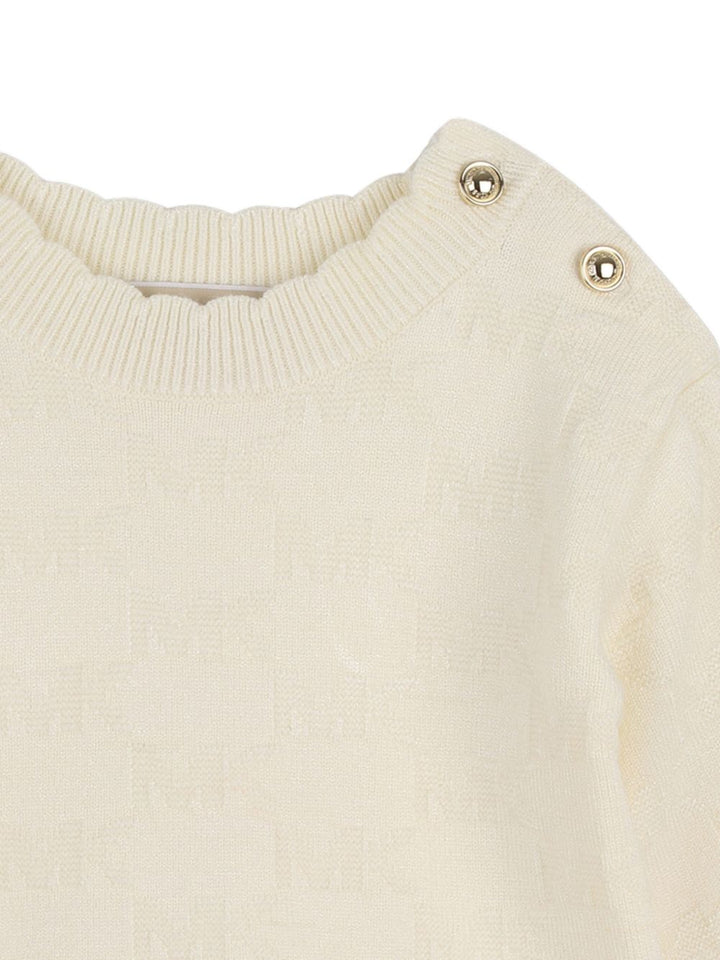 Abito crema per neonata R30659 190 Michael Kors Kids 