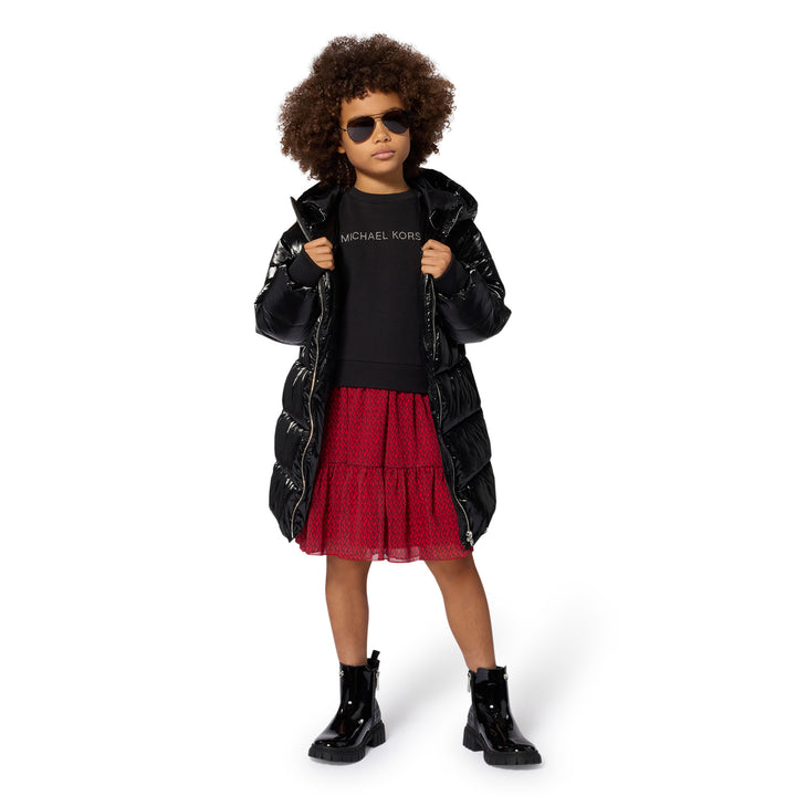 Giubbotto nero per bambina R30693 09B Michael Kors Kids 