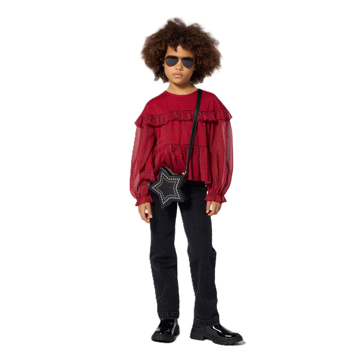 Jeans nero per bambina R30704 Z21 Michael Kors Kids 