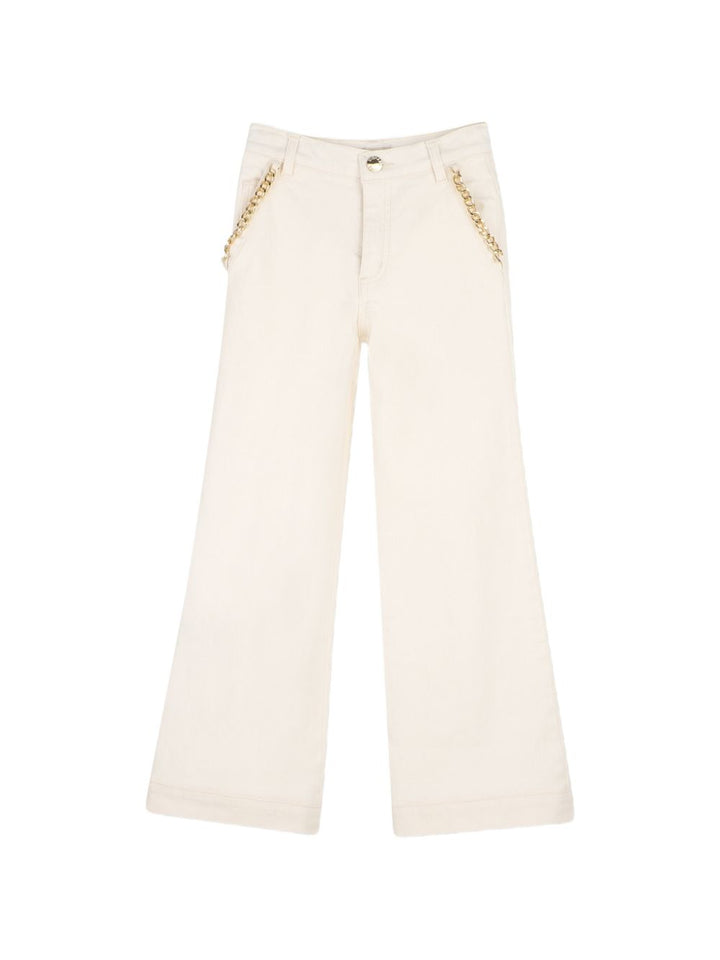 Jeans crema per bambina R30706 190 Michael Kors Kids 
