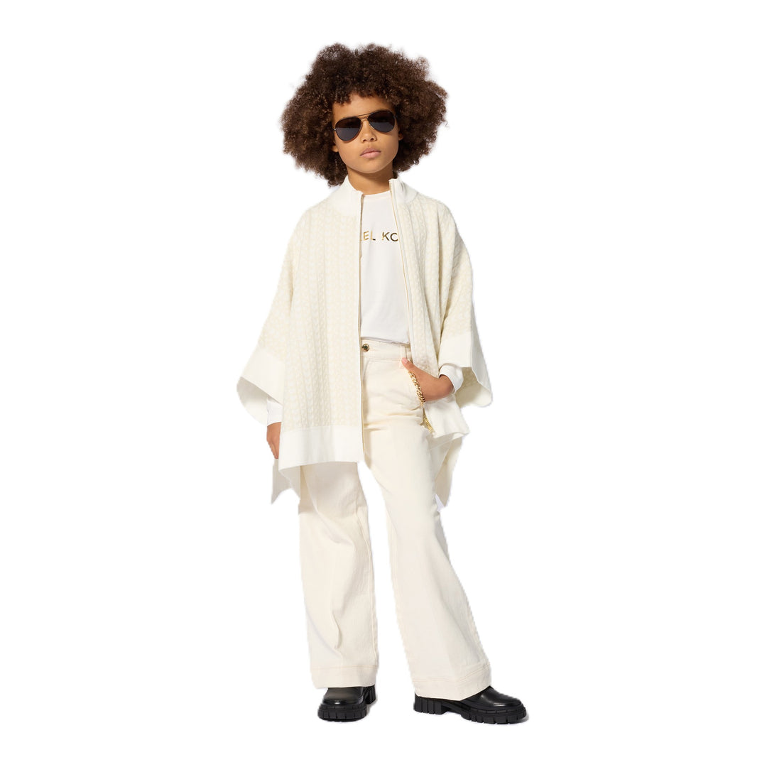Jeans crema per bambina R30706 190 Michael Kors Kids 