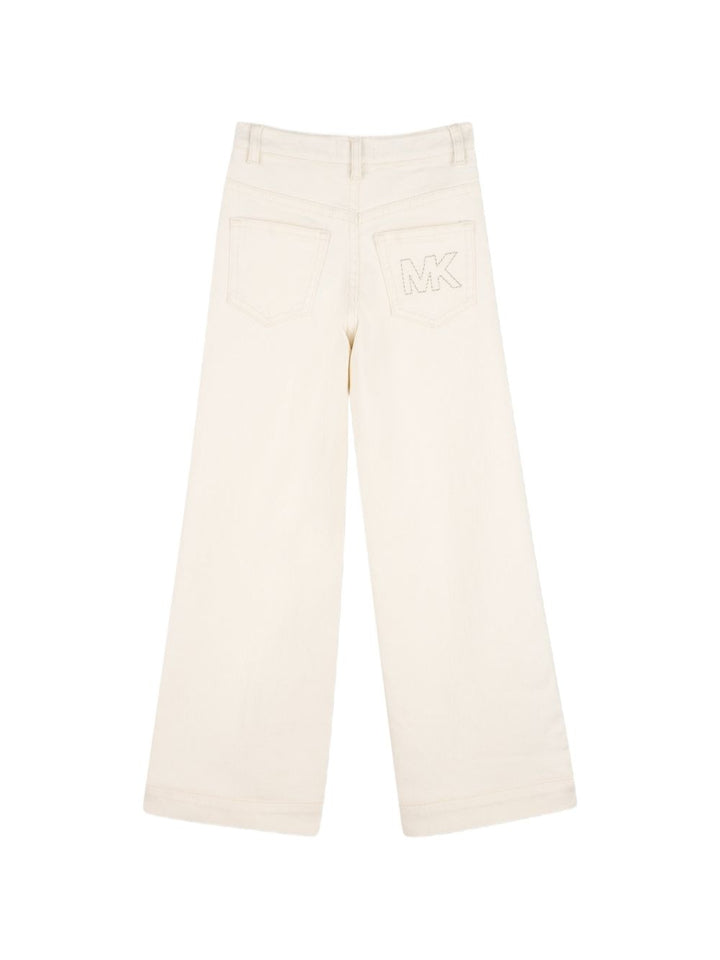 Jeans crema per bambina R30706 190 Michael Kors Kids 
