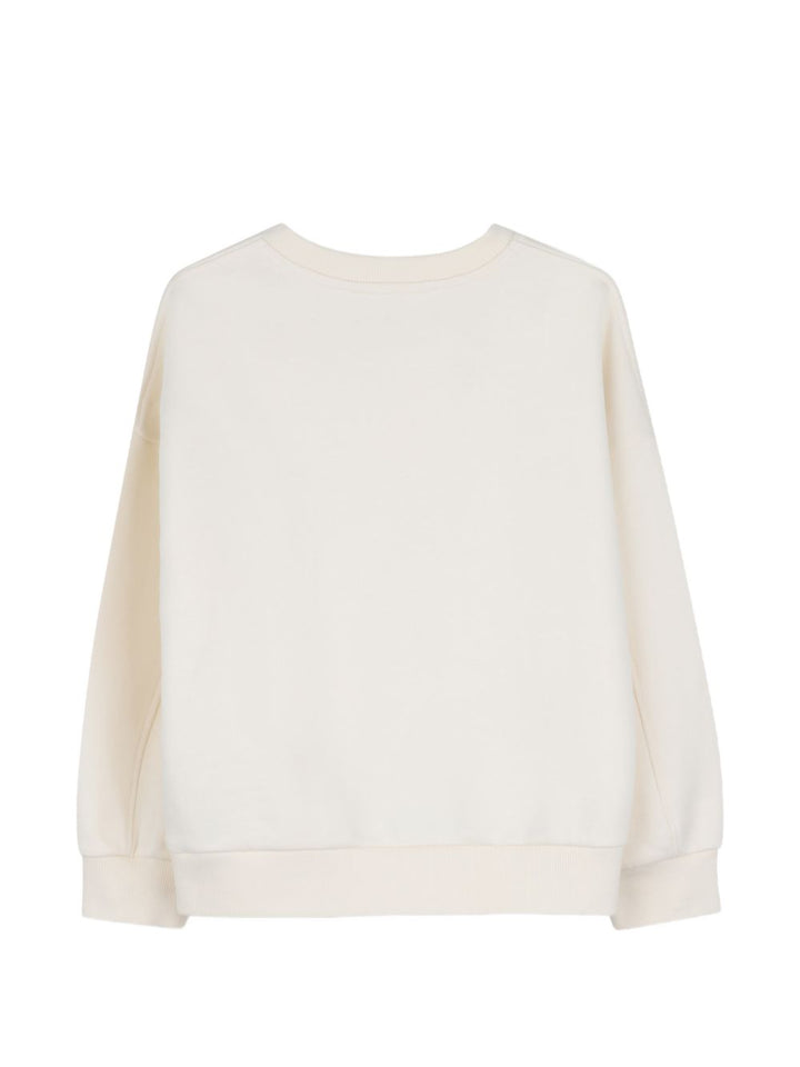 Felpa crema per bambina R30708 190 Michael Kors Kids 
