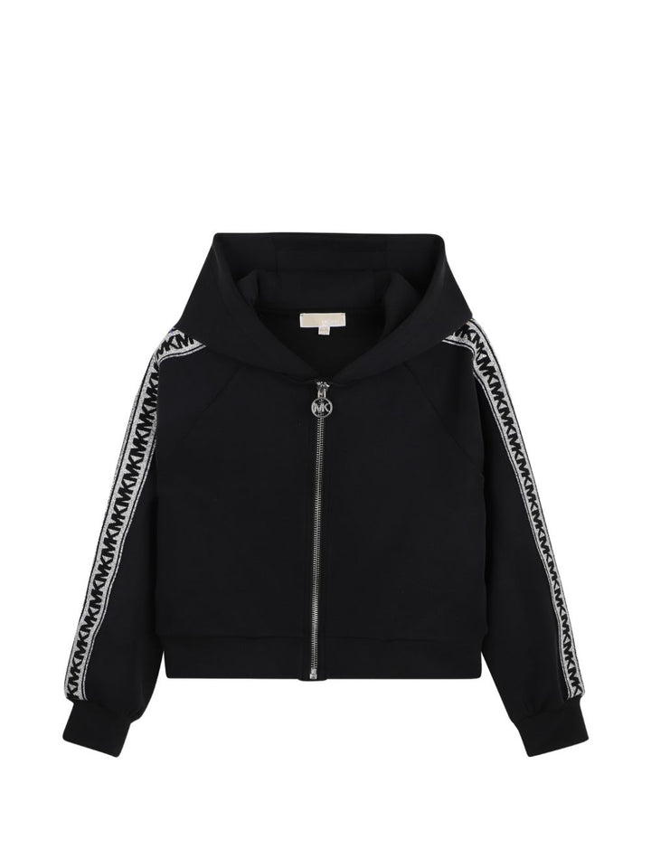 Felpa nera per bambina R30713 09B Michael Kors Kids 