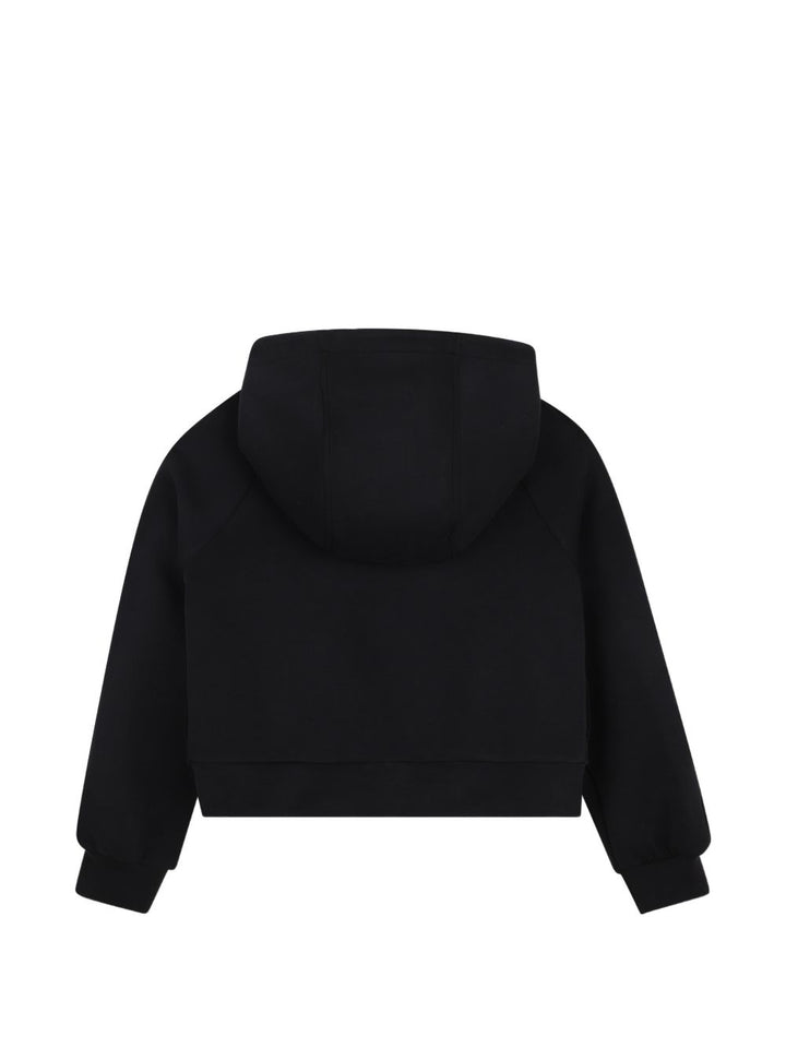 Felpa nera per bambina R30713 09B Michael Kors Kids 