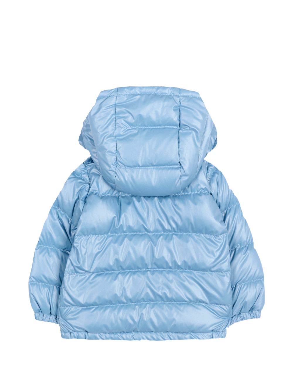 Giubbotto azzurro per neonato 9511A00007597YX 71G Moncler Kids 