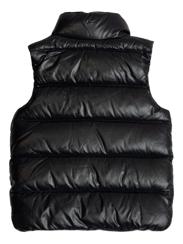 Gilet blu navy per neonato 9511A00016597Z8 742 Moncler Kids 