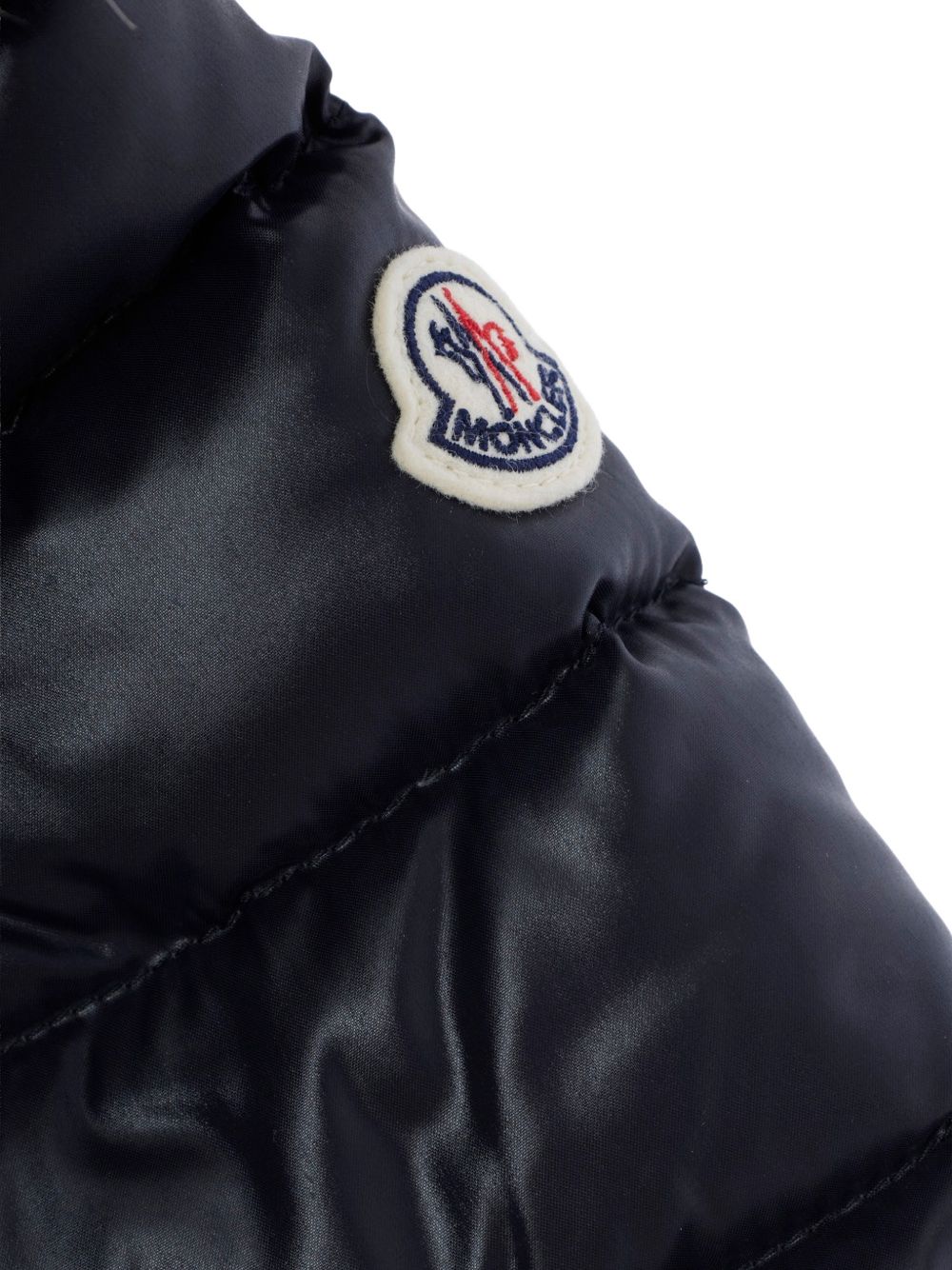 Giubbotto blu navy per neonata 9511C00004597Z8 742 Moncler Kids 
