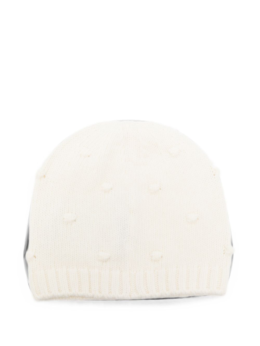 Cappello bianco per neonato 9513B00010M4281 035 Moncler Kids 