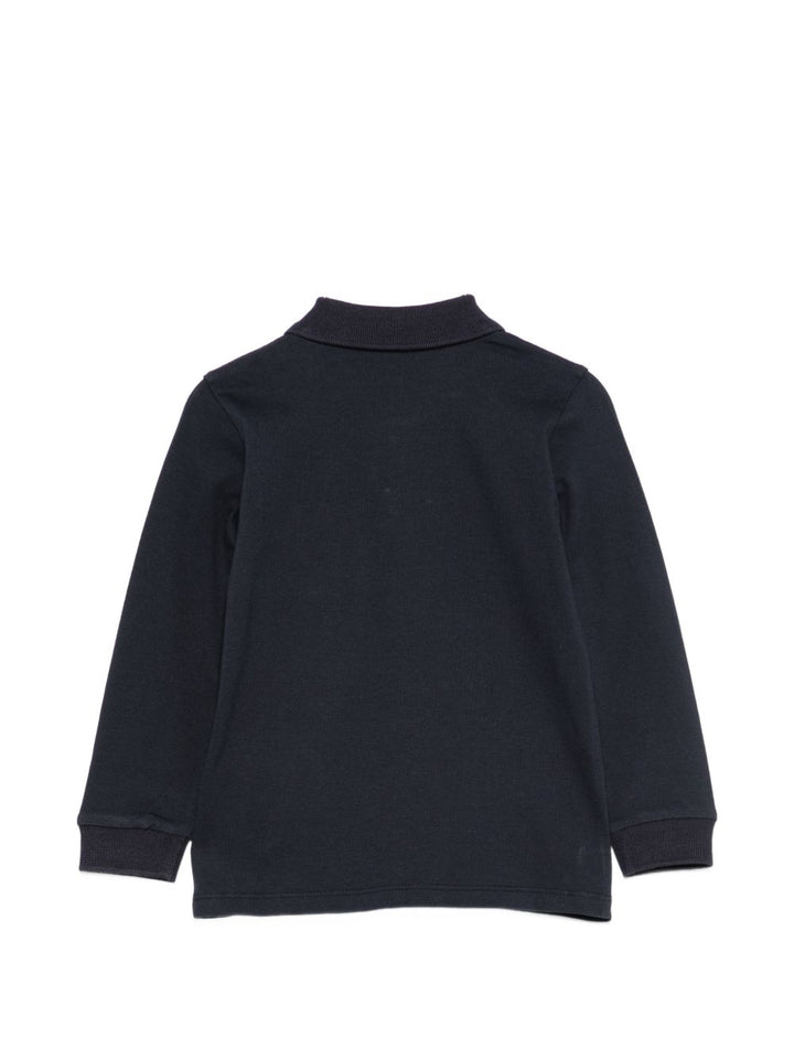 Polo blu navy per neonato 9518B000018496F 778 Moncler Kids 