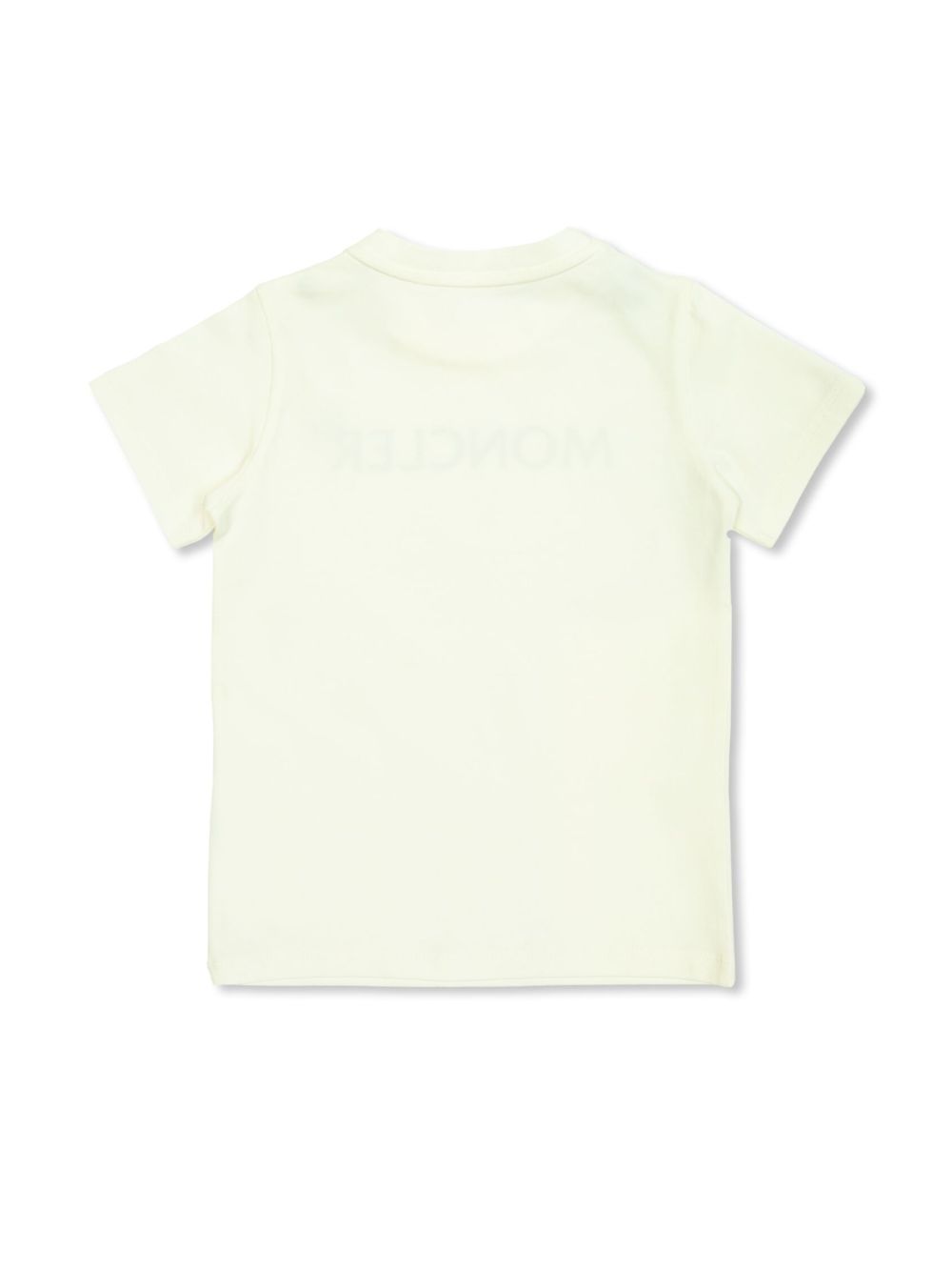 T-shirt bianco per neonato 9518C0000889AUM 034 Moncler Kids 