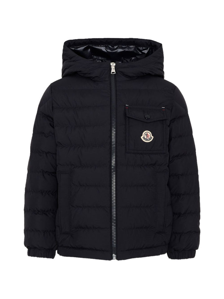 Giubbotto nero per bambino 9541A00022597YW 778 Moncler Kids 