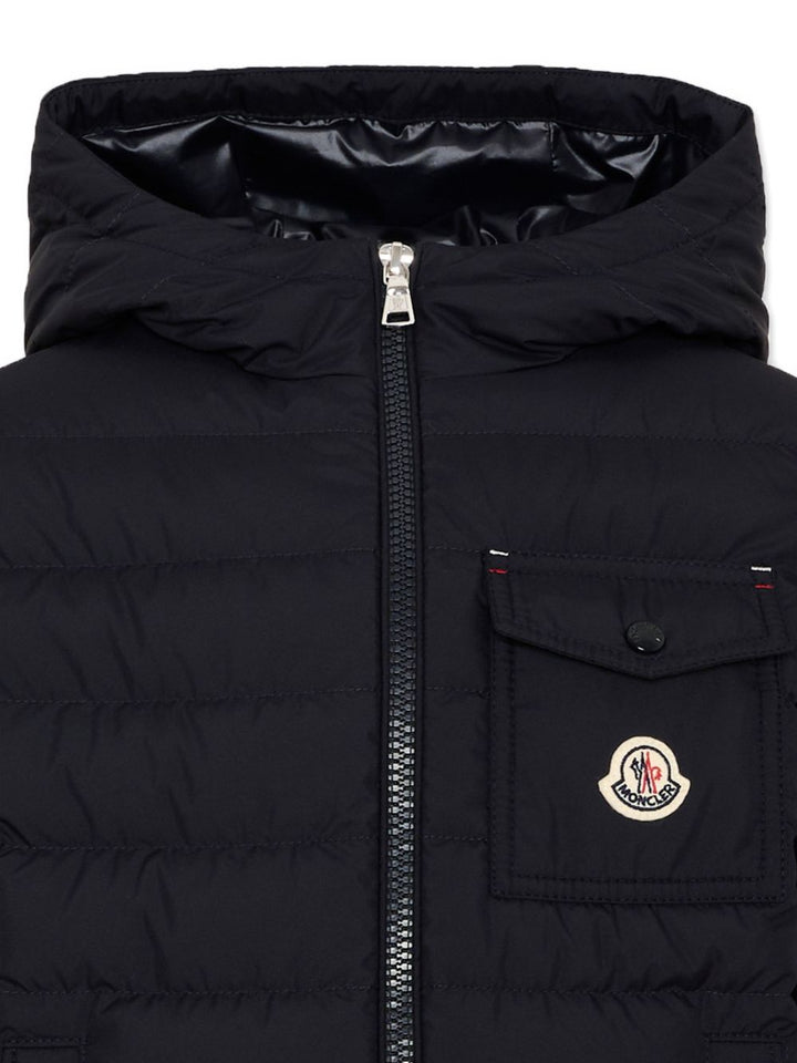 Giubbotto nero per bambino 9541A00022597YW 778 Moncler Kids 