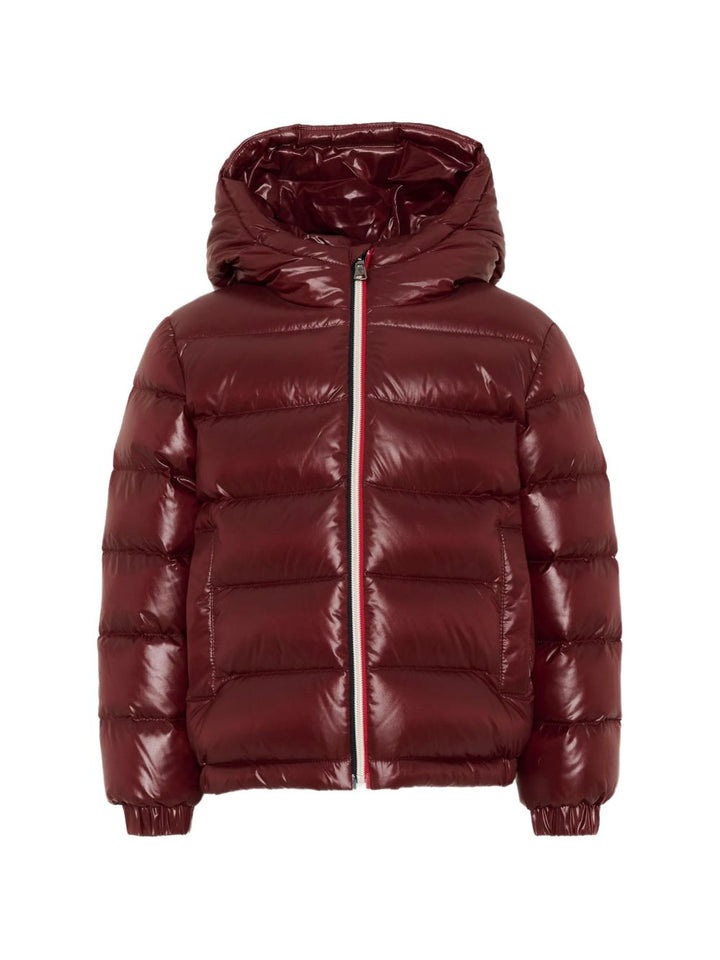 Giubbotto rosso scuro per bambino 9541A00035597Z8 464 Moncler Kids 