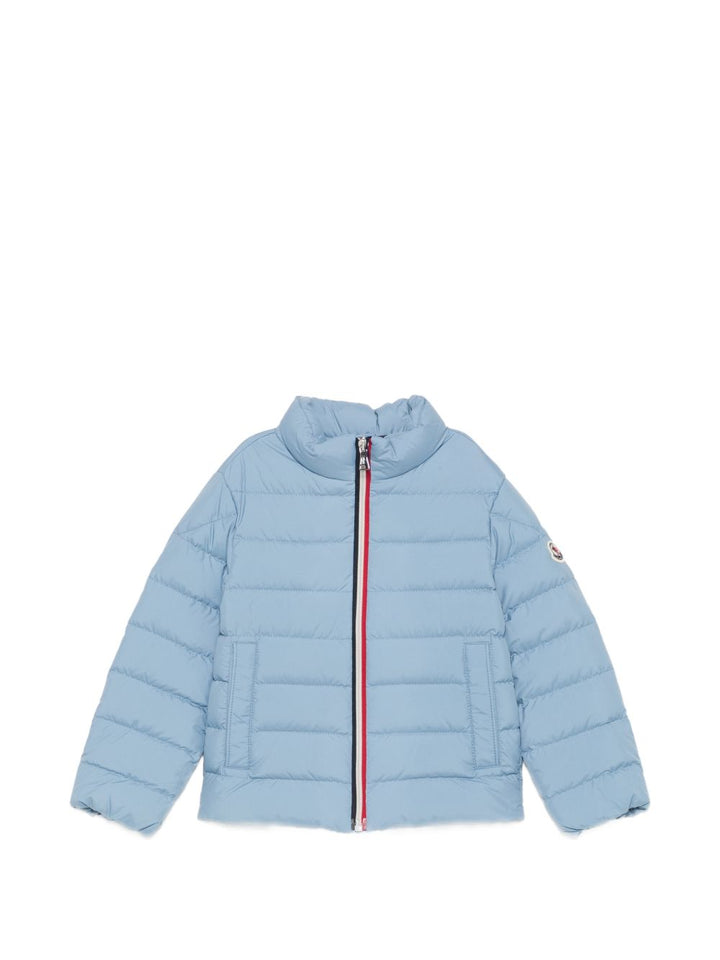 Giubbotto Serapio blu medio per bambino 9541A00061597YW 71G Moncler Kids 