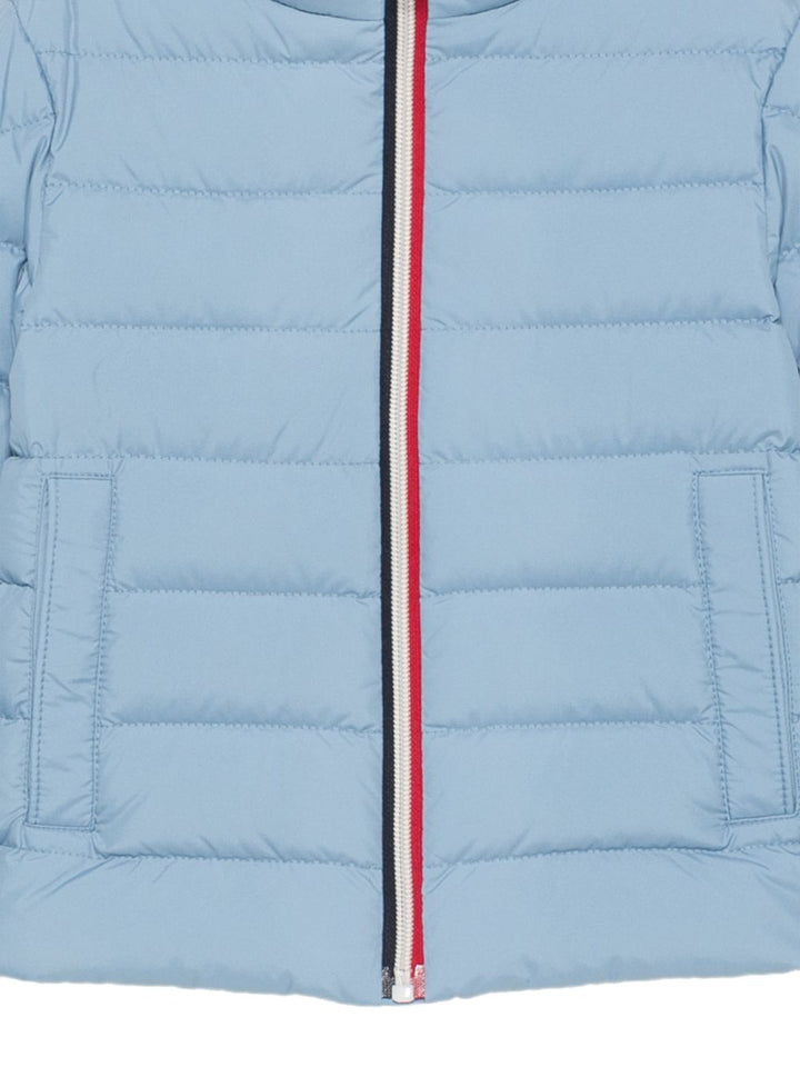 Giubbotto Serapio blu medio per bambino 9541A00061597YW 71G Moncler Kids 