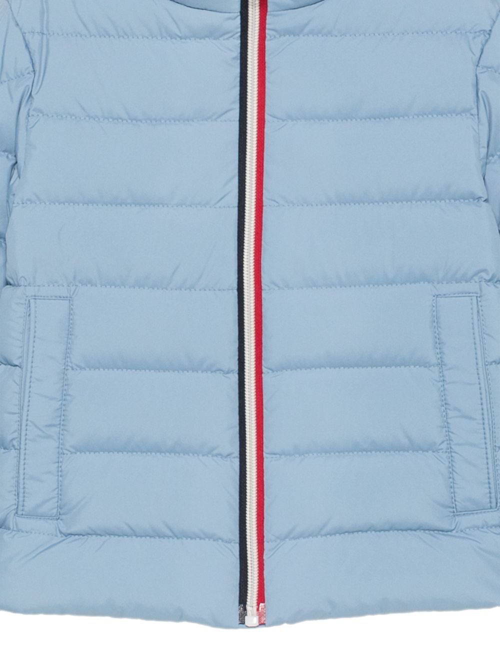 Giubbotto Serapio blu medio per bambino 9541A00061597YW 71G Moncler Kids 