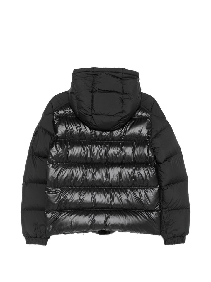 Giubbotto Hyoseris nero per bambino 9541A00076597YX 999 Moncler Kids 